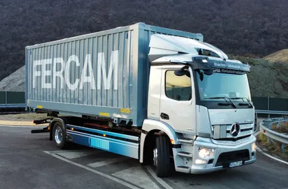 FERCAM: first field test with the new MB eActros and with swap body